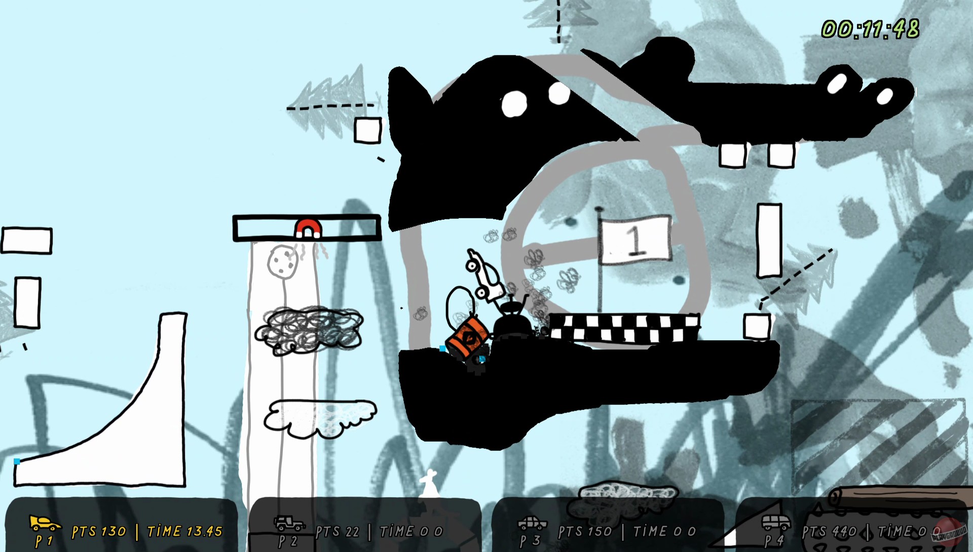 Скриншот из игры Fromto: Toy Cars in Hell - 35