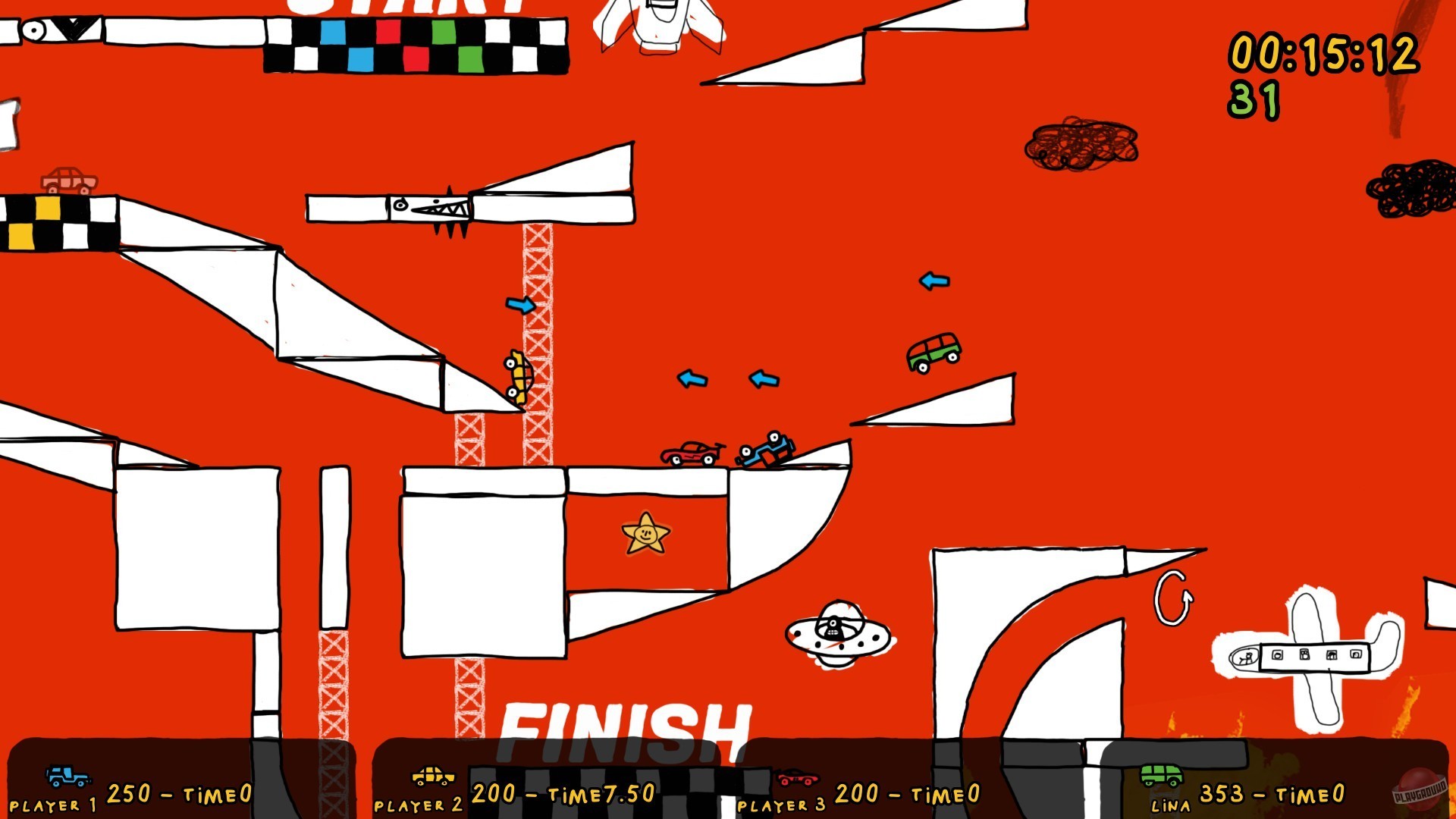 Скриншот из игры Fromto: Toy Cars in Hell - 41