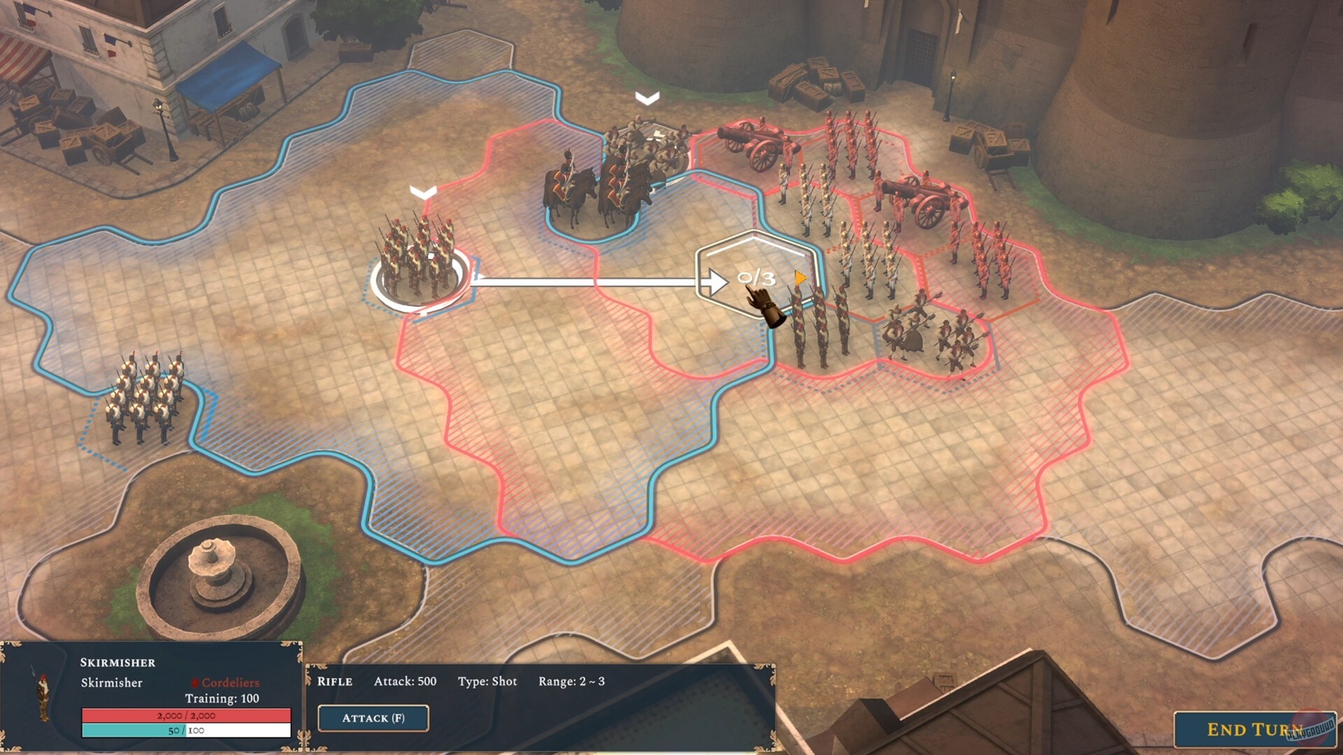 Скриншот из игры Bonaparte - A Mechanized Revolution - 2