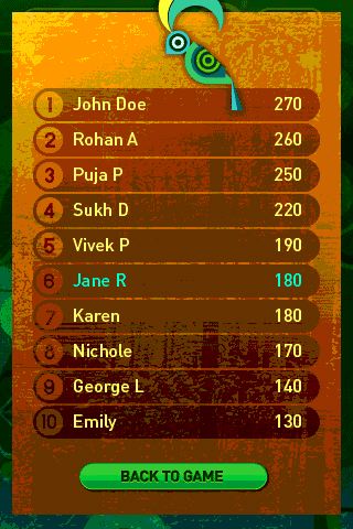 Скриншот из игры Jungle Swoosh - 3