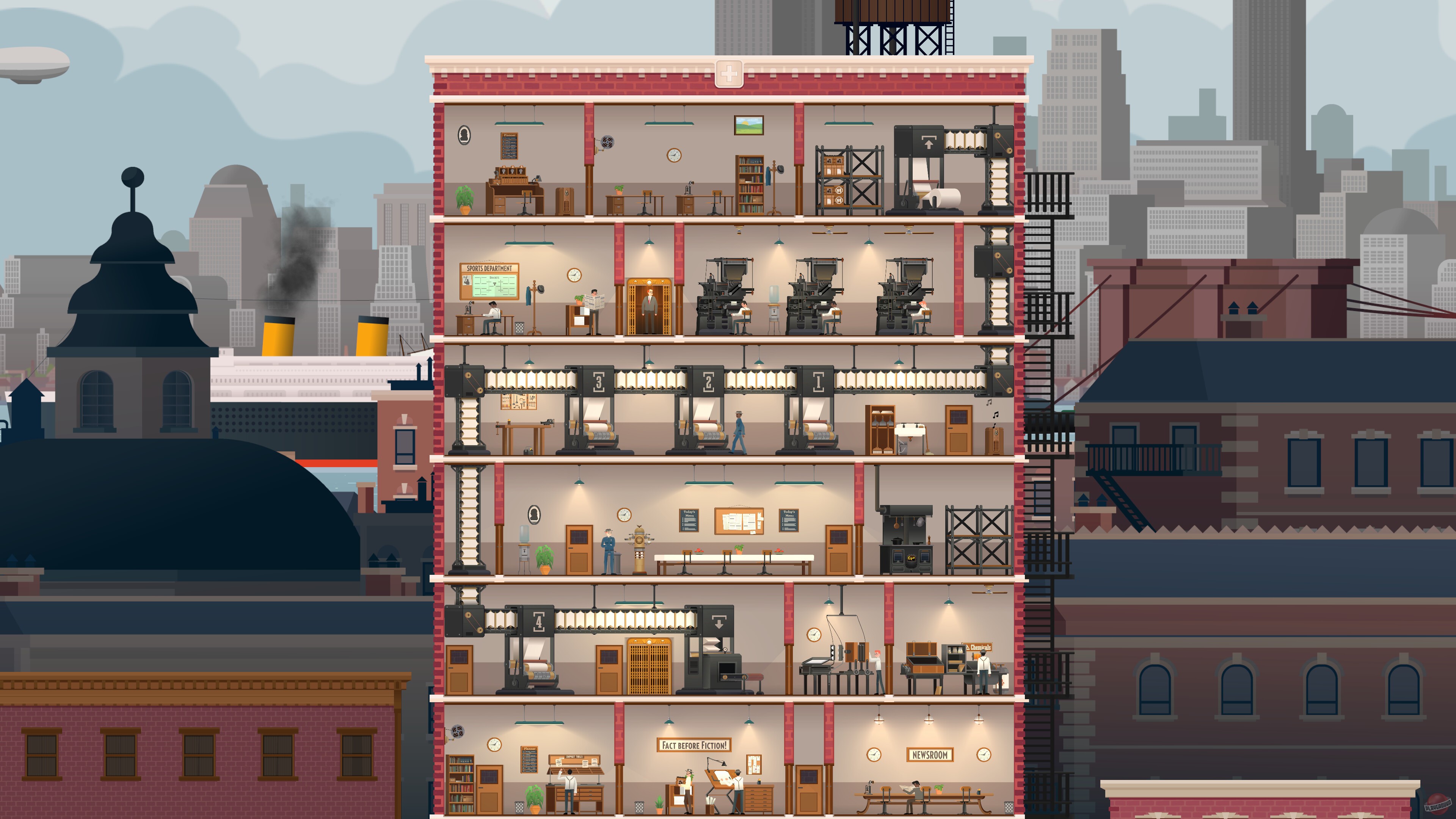 Скриншот из игры News Tower - 2