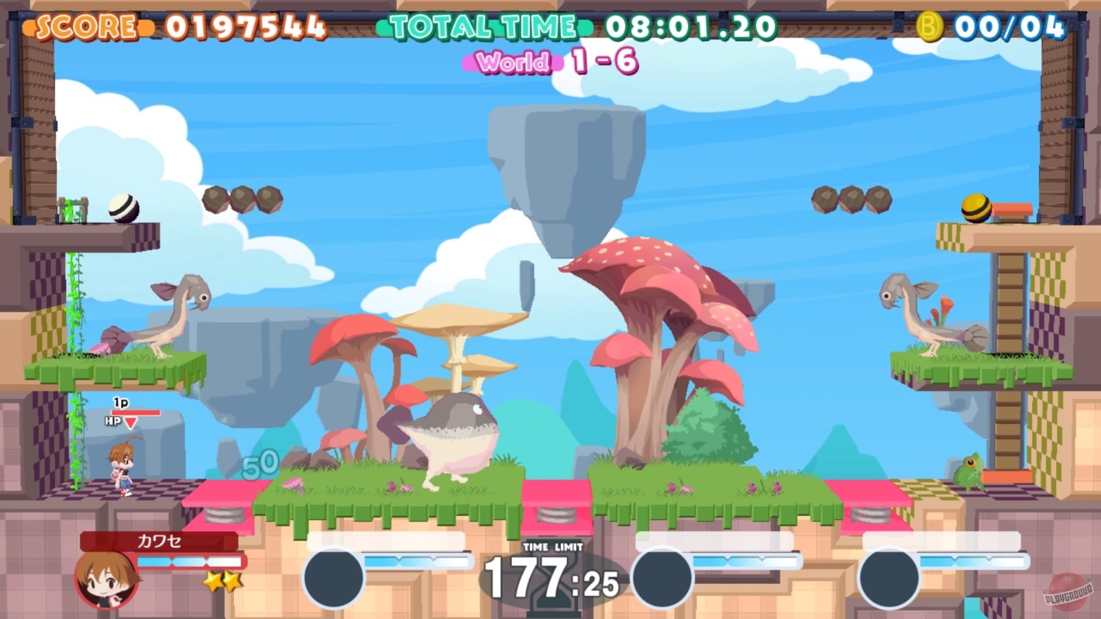 Скриншот из игры Umihara Kawase BaZooKa! - 2