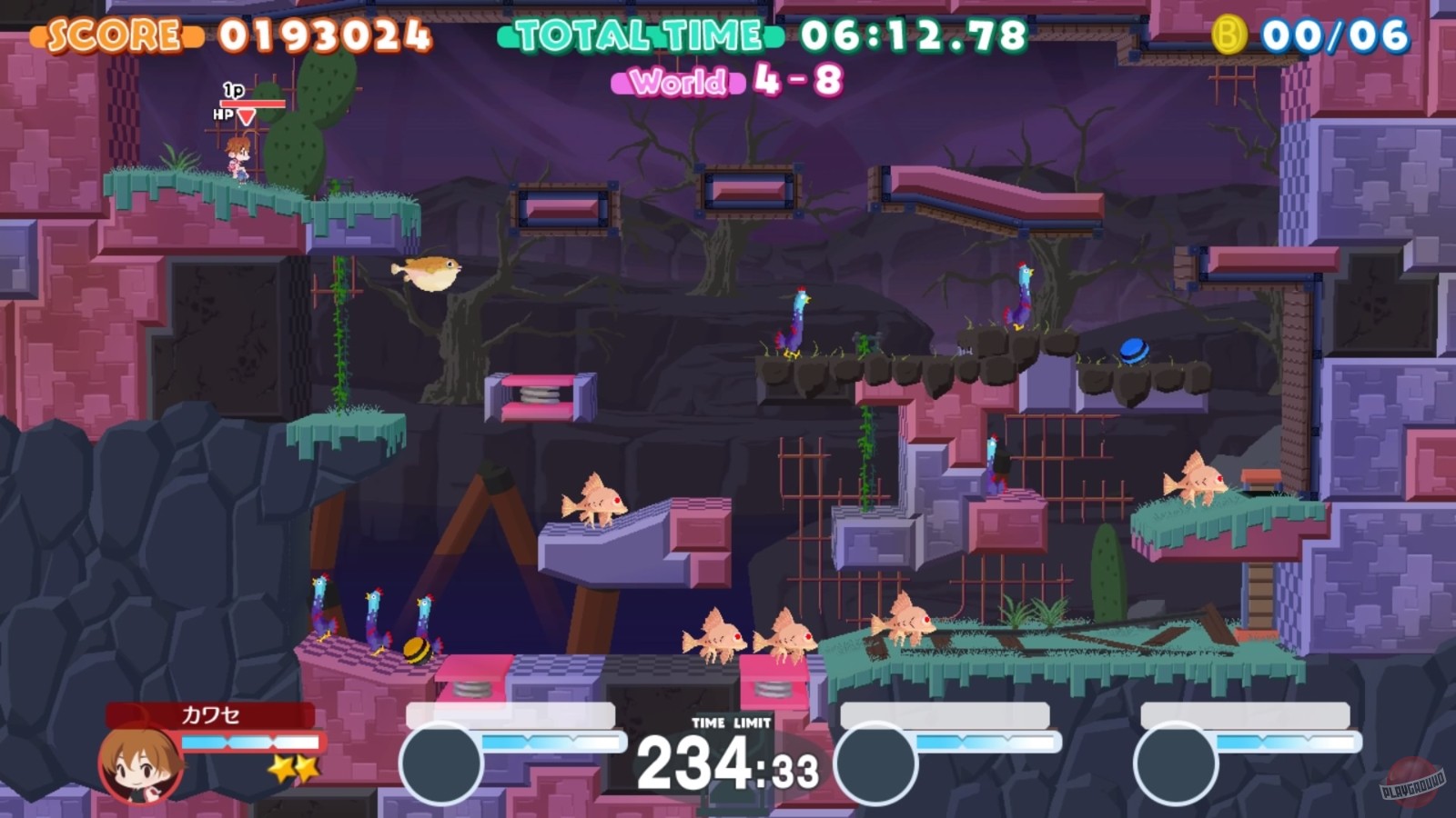 Скриншот из игры Umihara Kawase BaZooKa! - 13