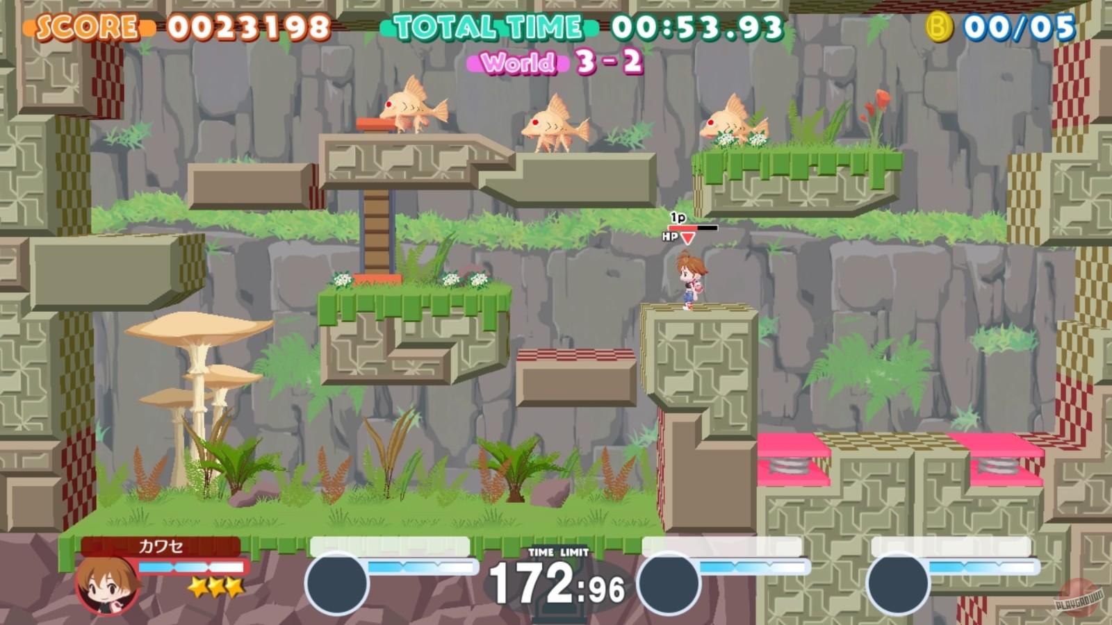 Скриншот из игры Umihara Kawase BaZooKa! - 11