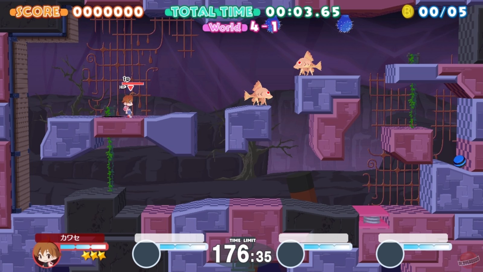 Скриншот из игры Umihara Kawase BaZooKa! - 14