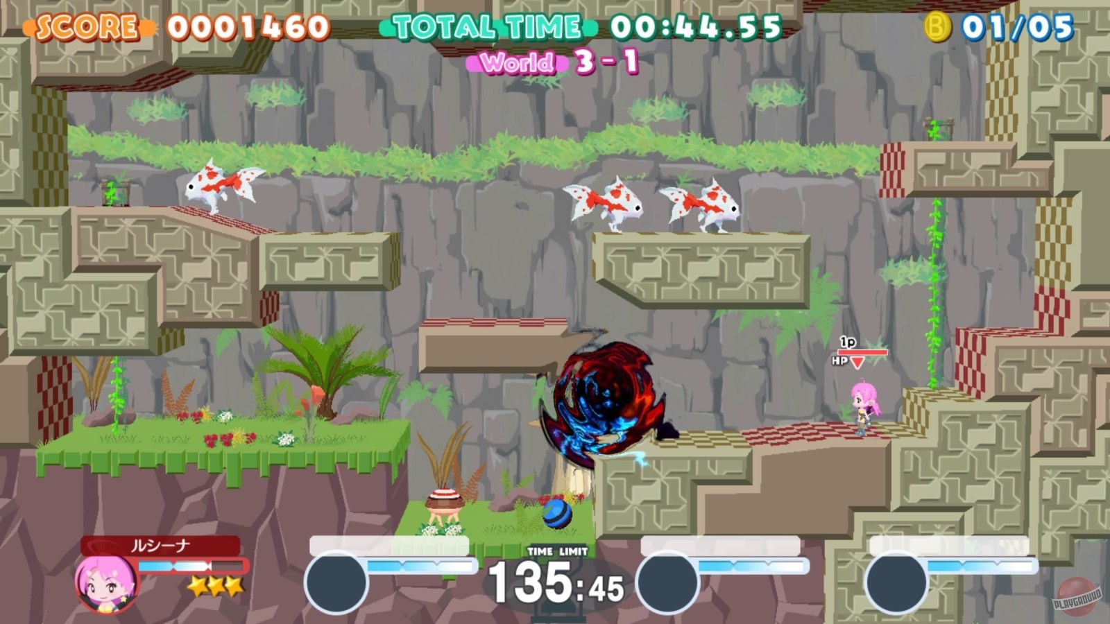 Скриншот из игры Umihara Kawase BaZooKa! - 7