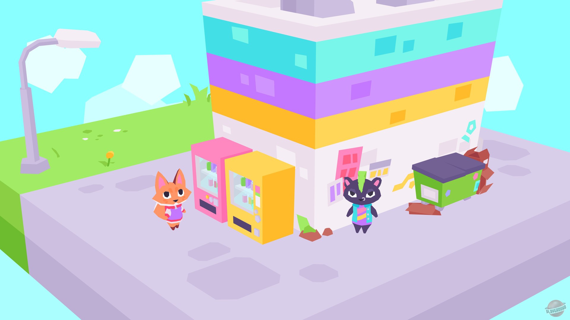 Скриншот из игры Button City - 21