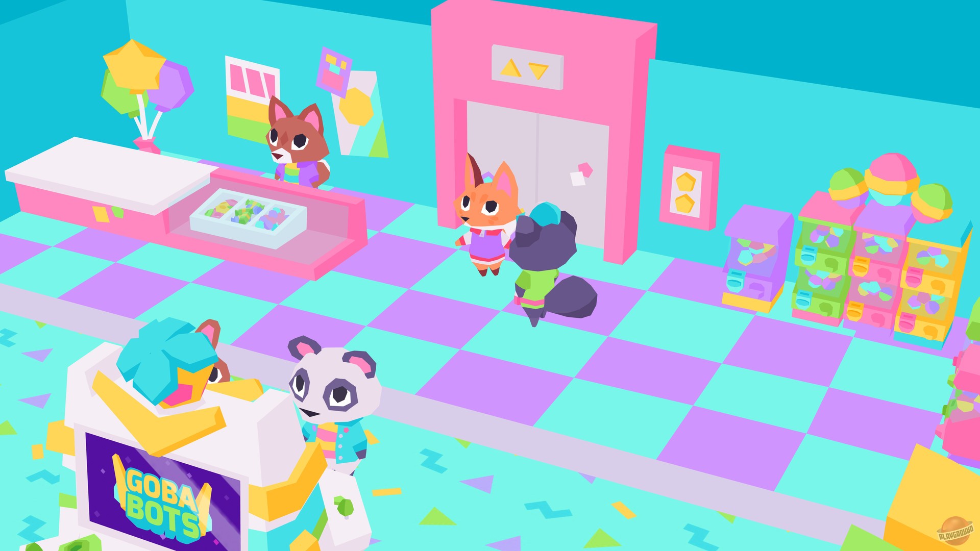 Скриншот из игры Button City - 12