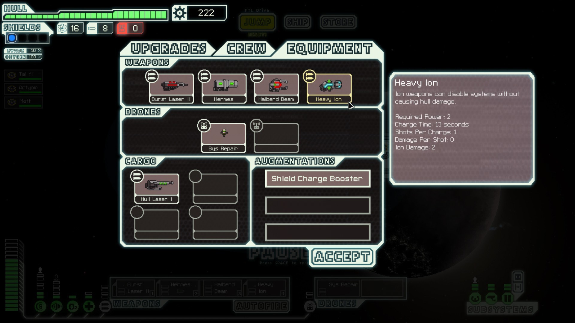 Скриншот из игры FTL: Faster Than Light - 71