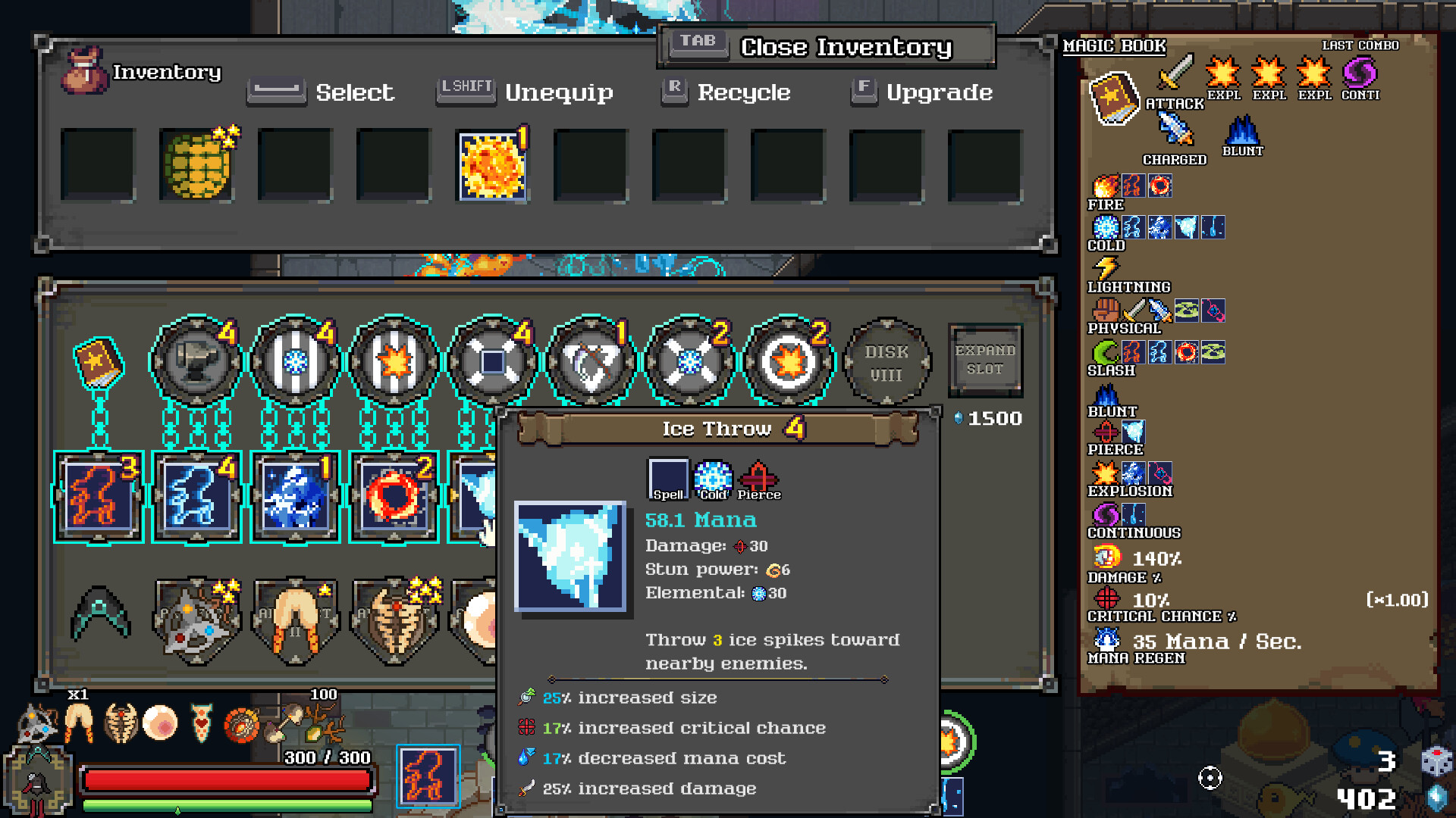 Скриншот из игры Spell Disk - 1