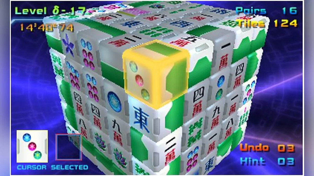 Скриншот из игры Mahjong Cub3D - 13