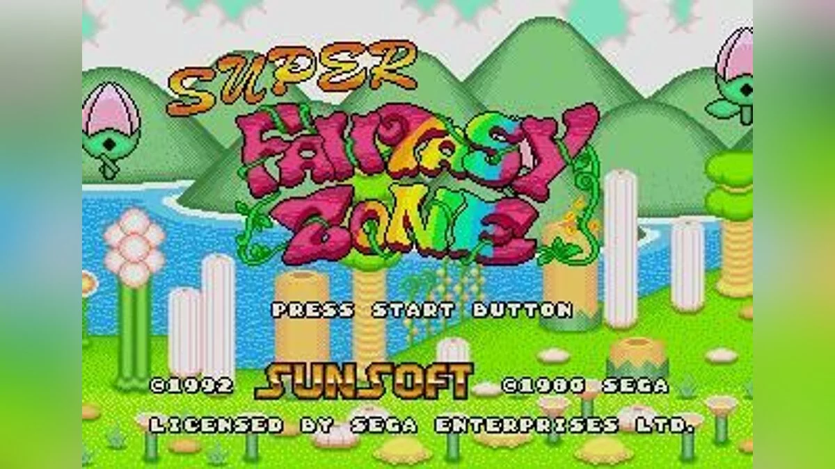 Скриншот из игры Super Fantasy Zone - 1