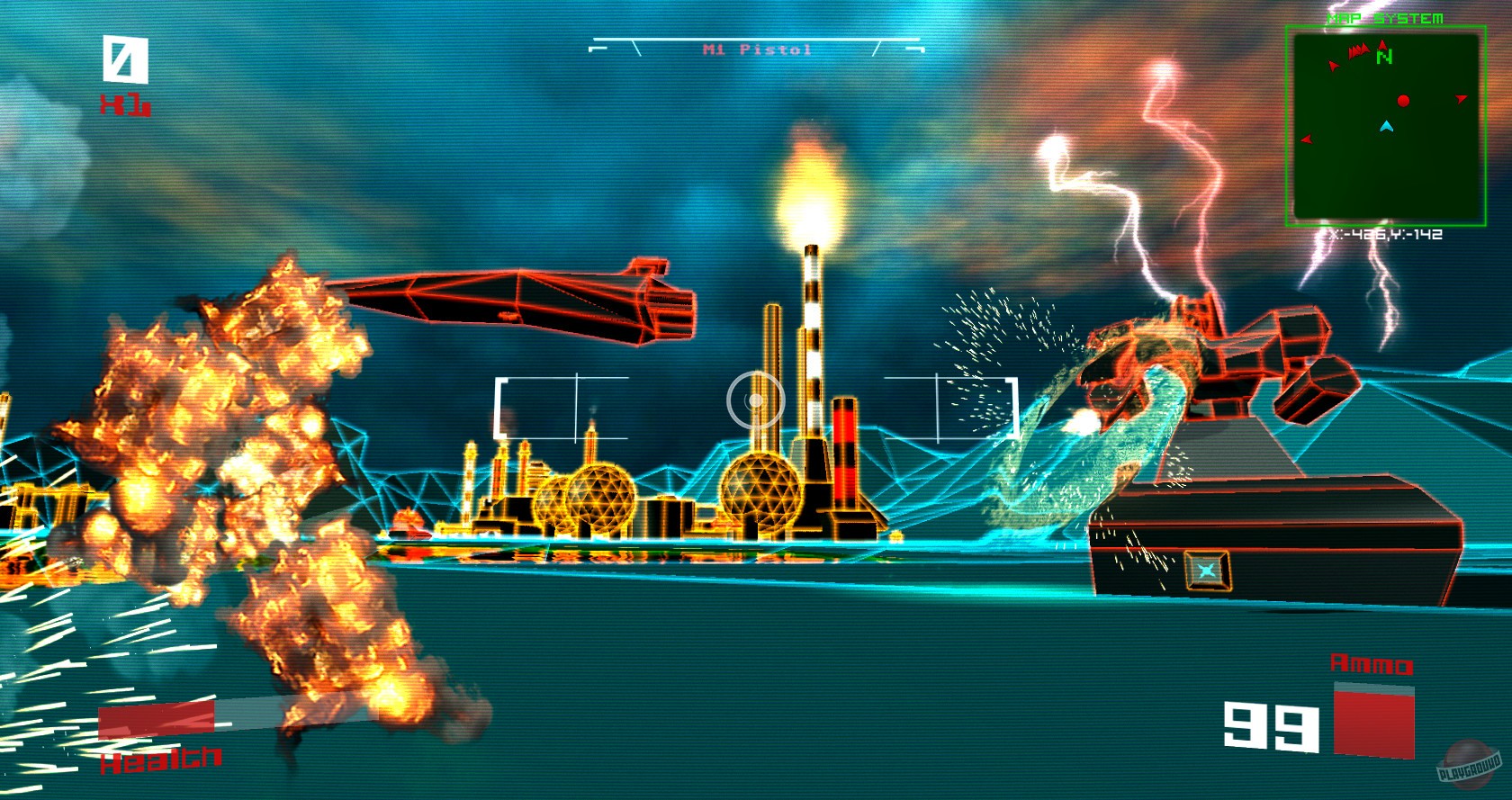 Скриншот из игры Vektor Wars - 14