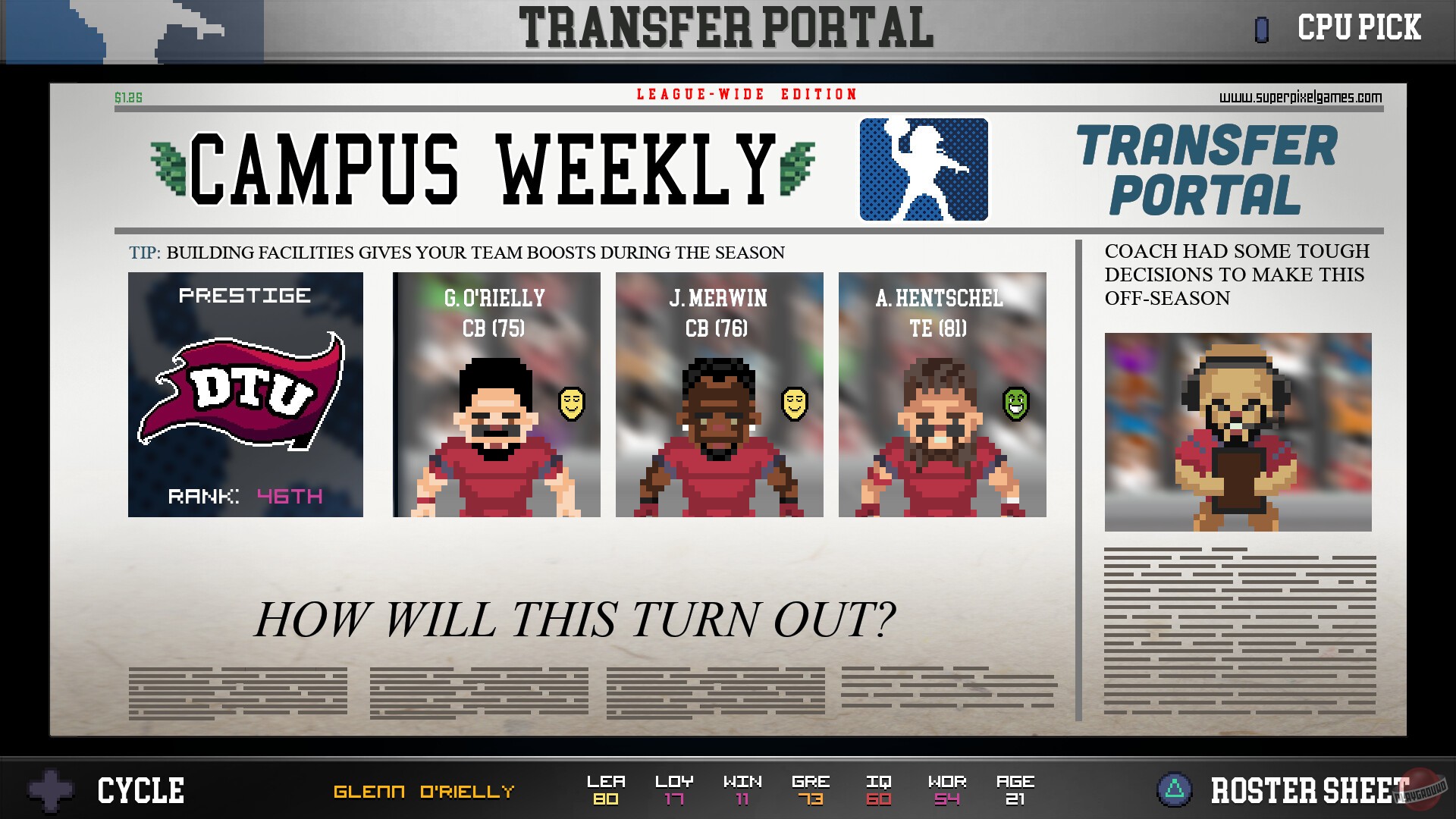 Скриншот из игры College Bowl - 12