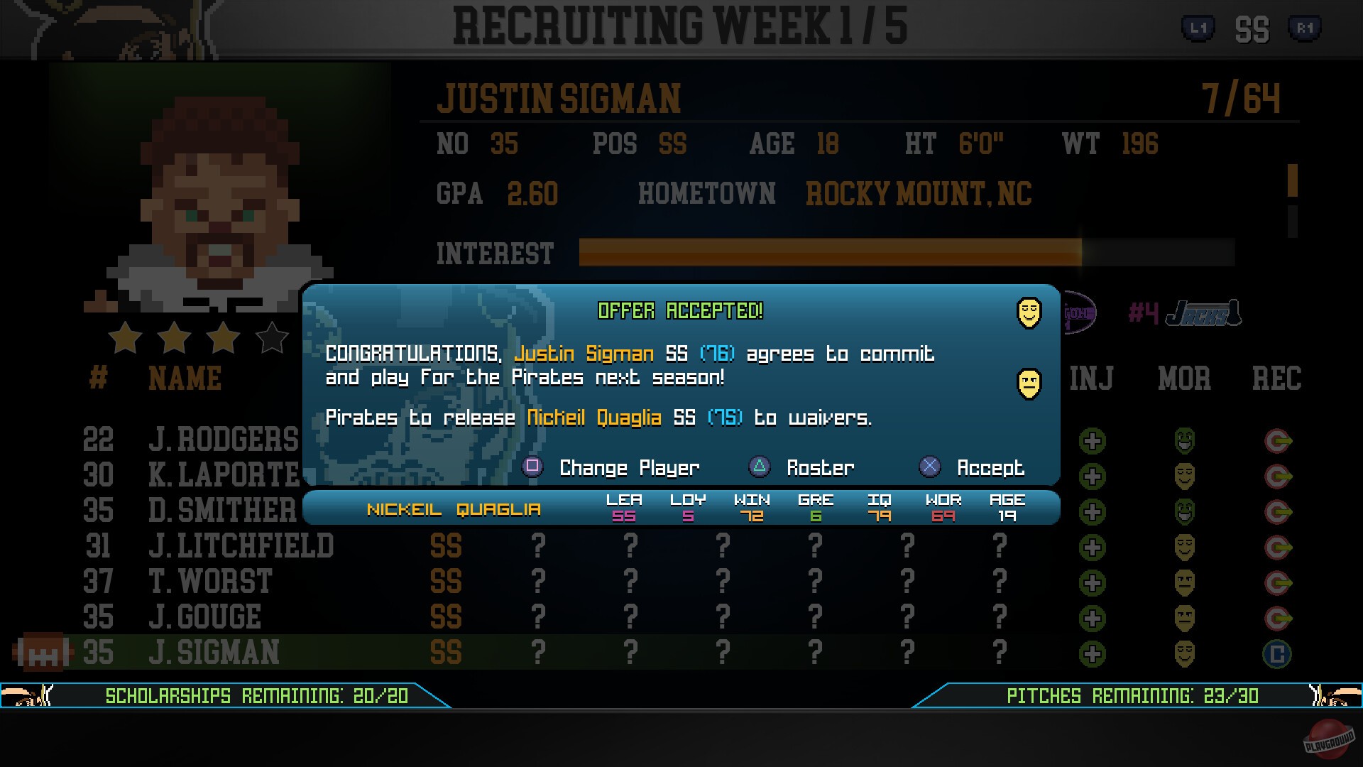 Скриншот из игры College Bowl - 2