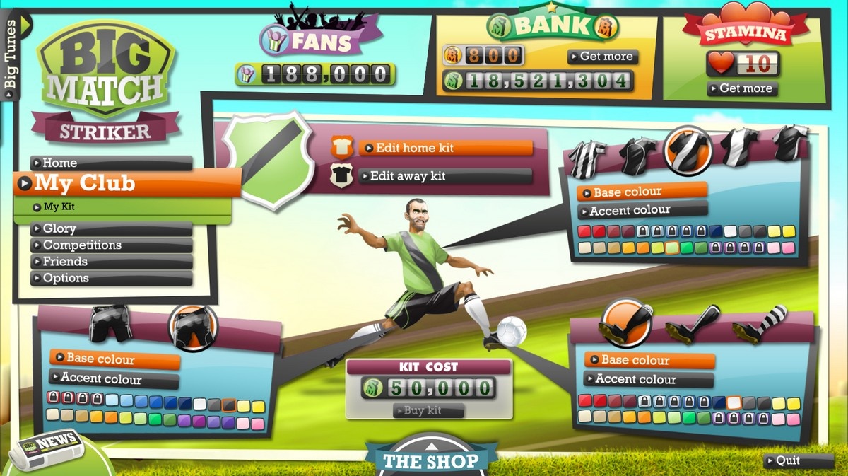 Скриншот из игры Big Match Striker - 16