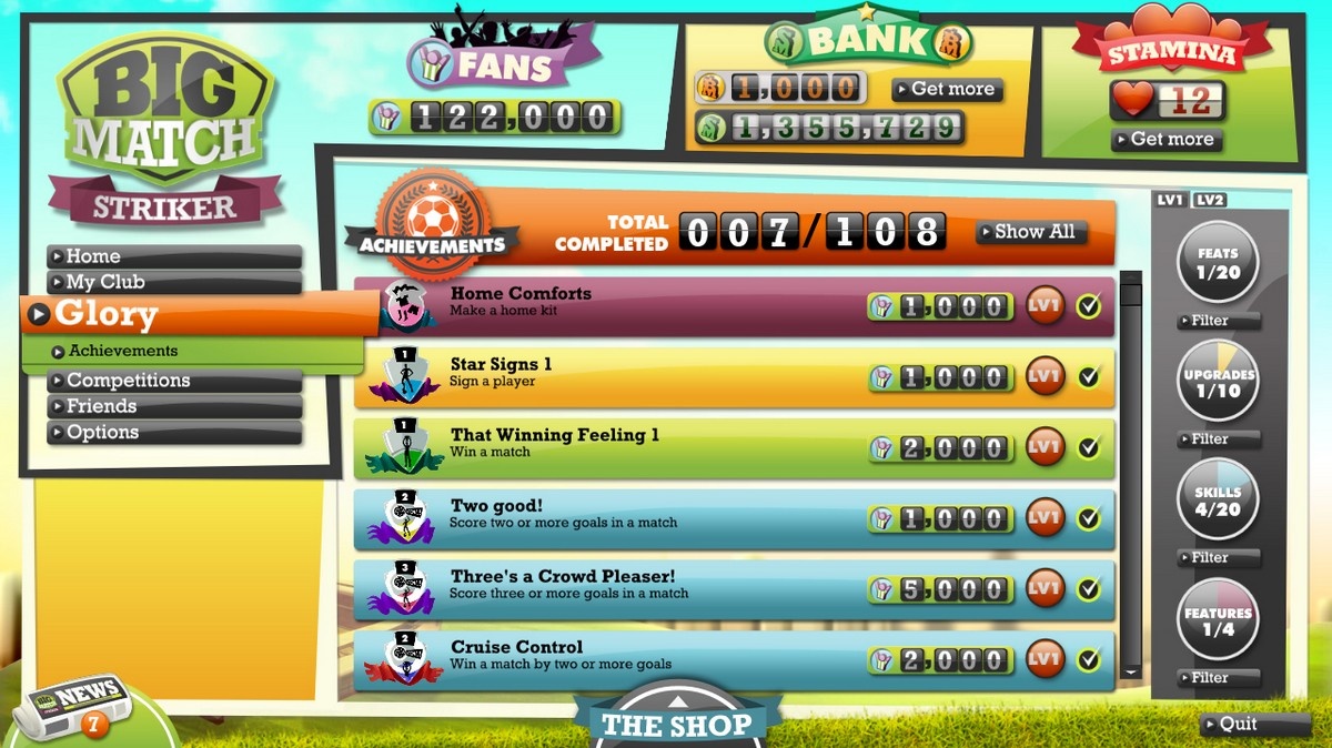 Скриншот из игры Big Match Striker - 6