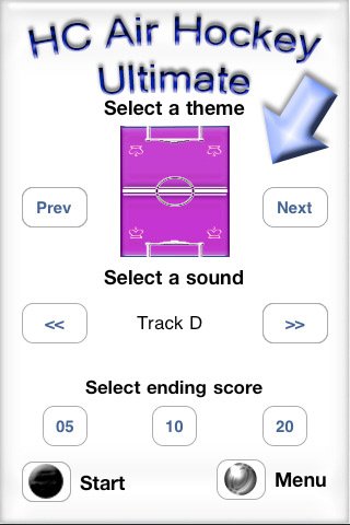 Скриншот из игры HC Air Hockey Ultimate - 2