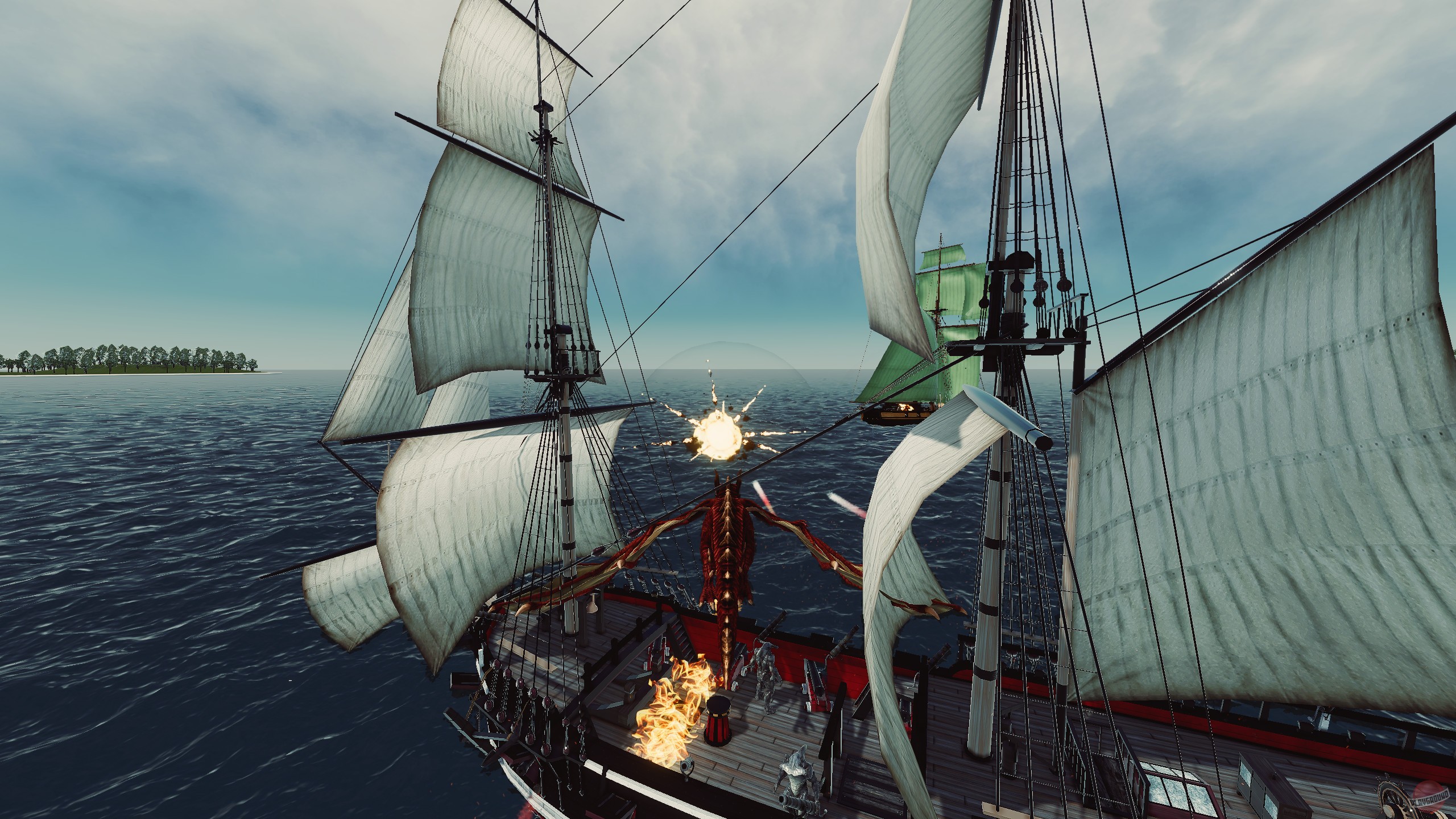 Скриншот из игры Pirate Dragons - 9