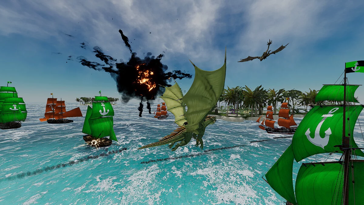 Скриншот из игры Pirate Dragons - 6