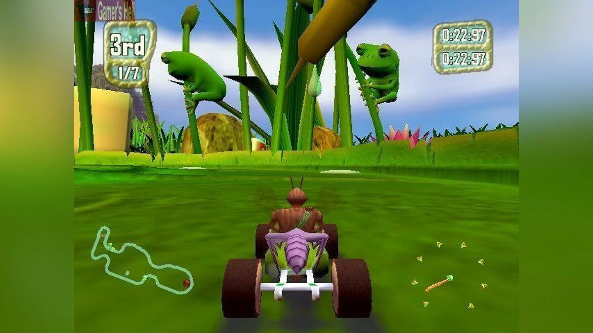 Скриншот из игры Antz Extreme Racing - 2