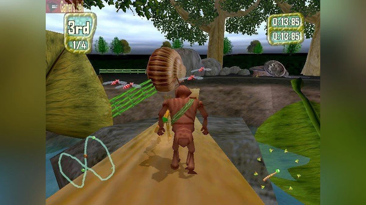 Скриншот из игры Antz Extreme Racing - 11