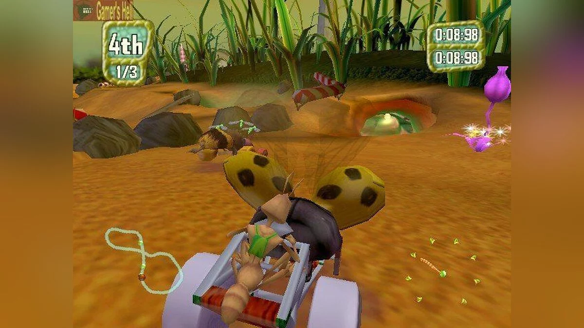 Скриншот из игры Antz Extreme Racing - 7