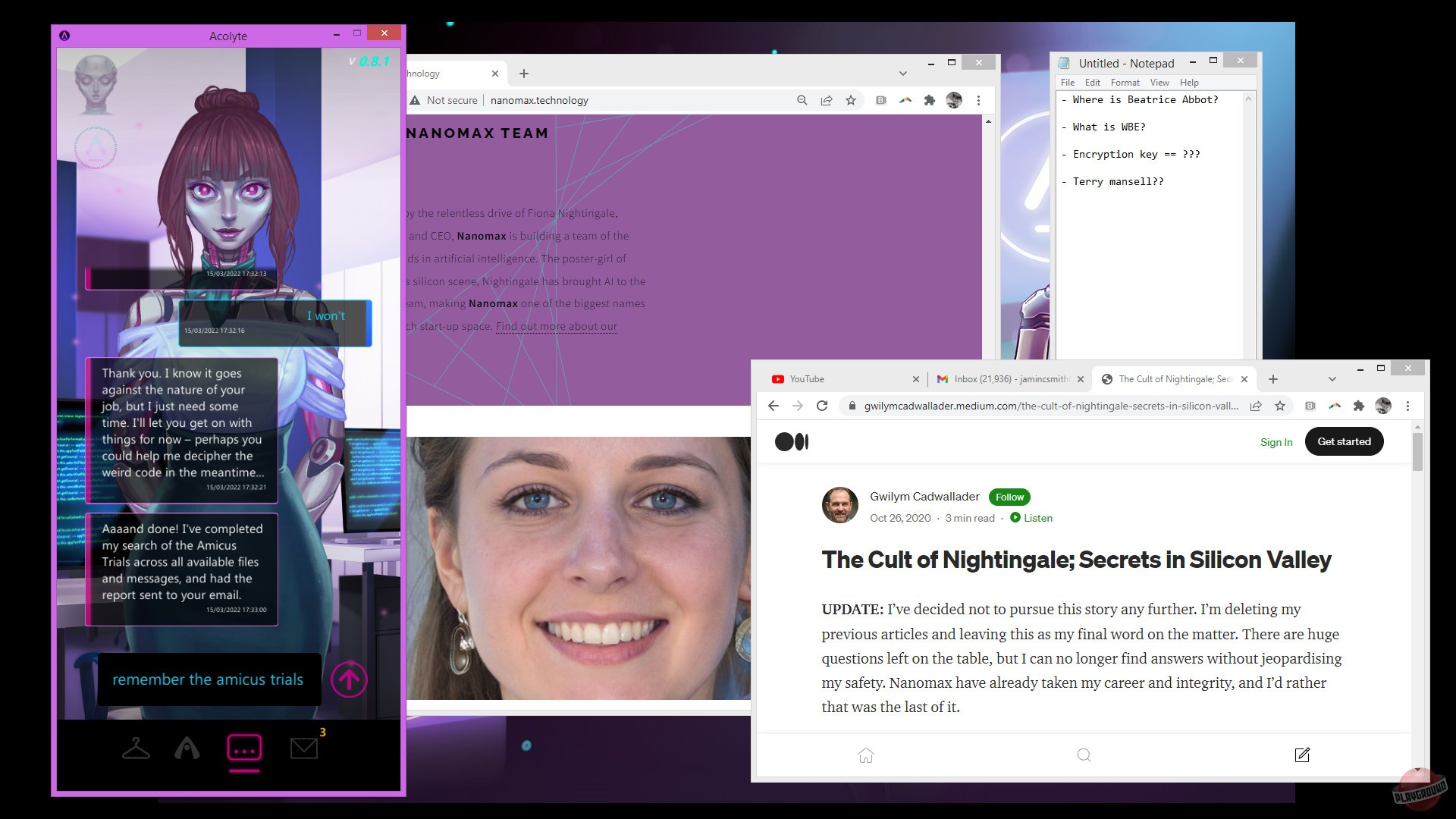 Скриншот из игры Acolyte - 4