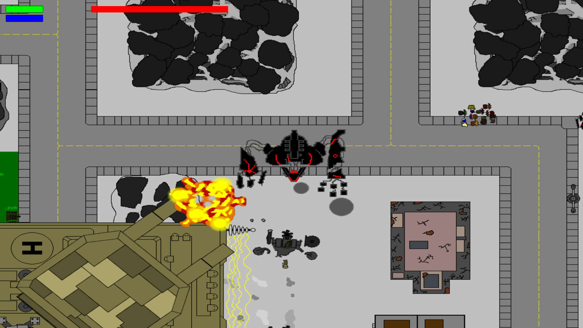 Скриншот из игры The Kaiju Offensive - 3