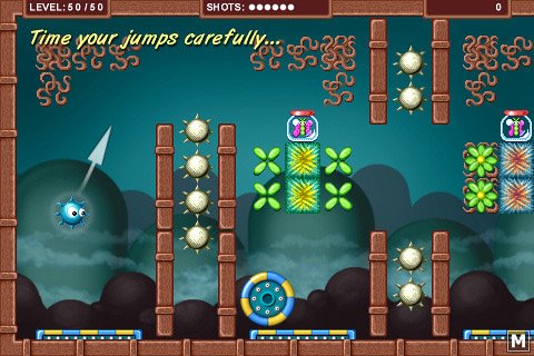 Скриншот из игры Spikey's Bounce Around - 2