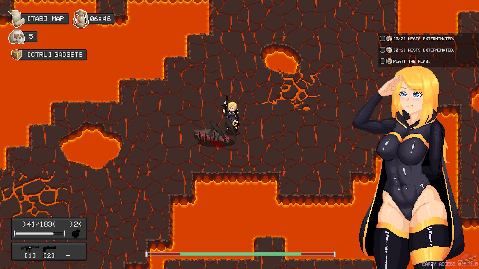 Скриншот из игры Girldivers - 2