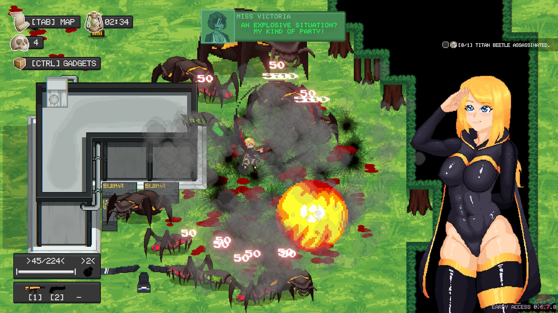 Скриншот из игры Girldivers - 4