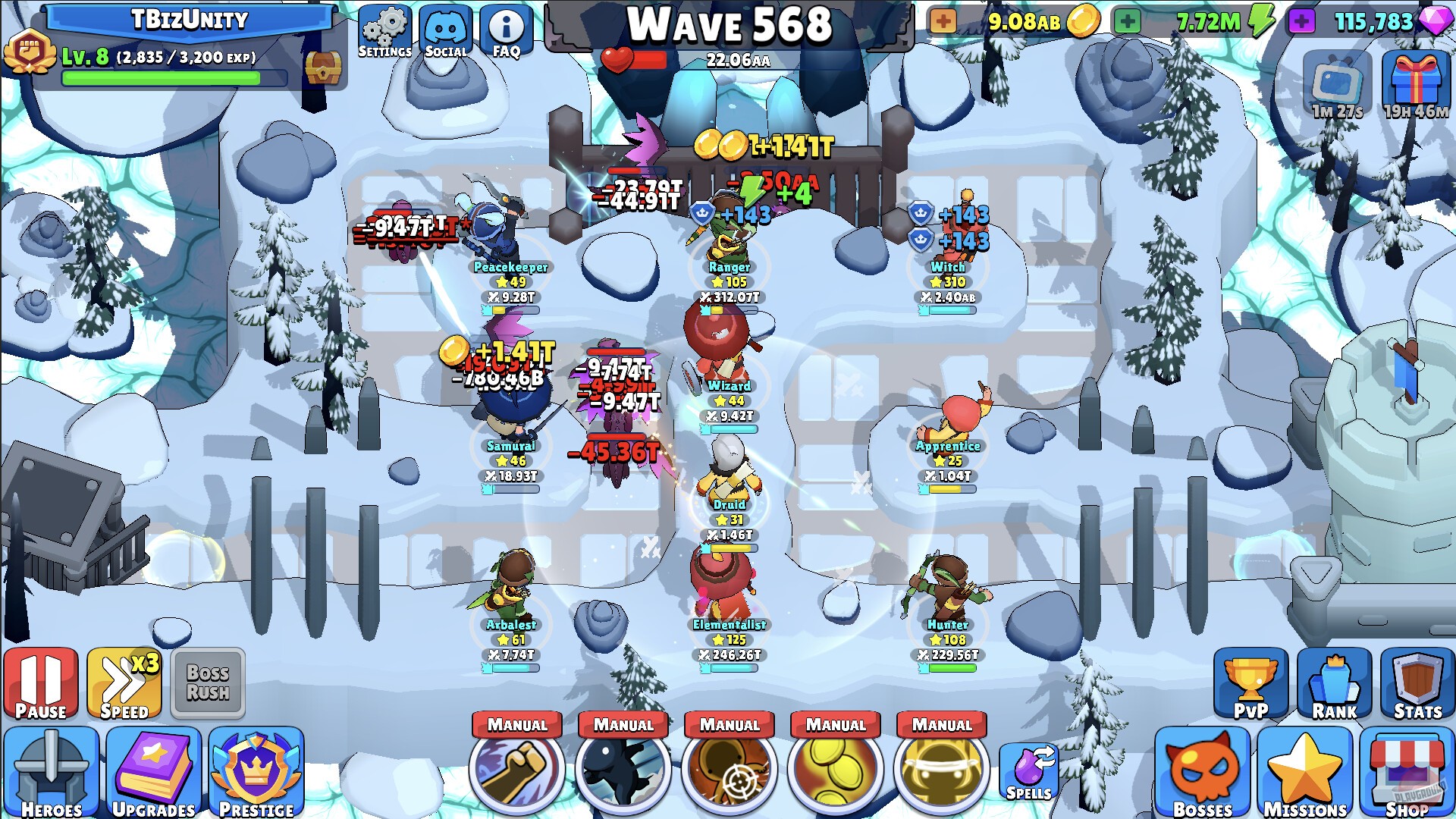 Скриншот из игры Idle Hero TD - Tower Defense - 7