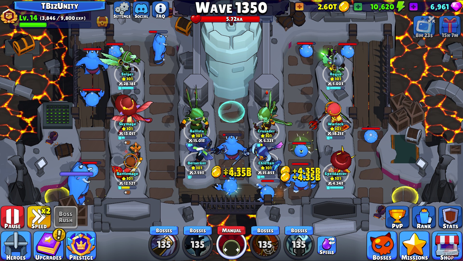 Скриншот из игры Idle Hero TD - Tower Defense - 8