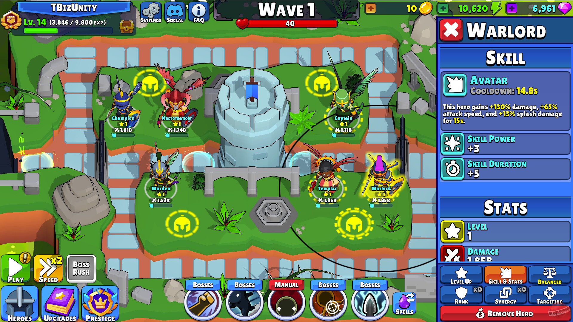 Скриншот из игры Idle Hero TD - Tower Defense - 9