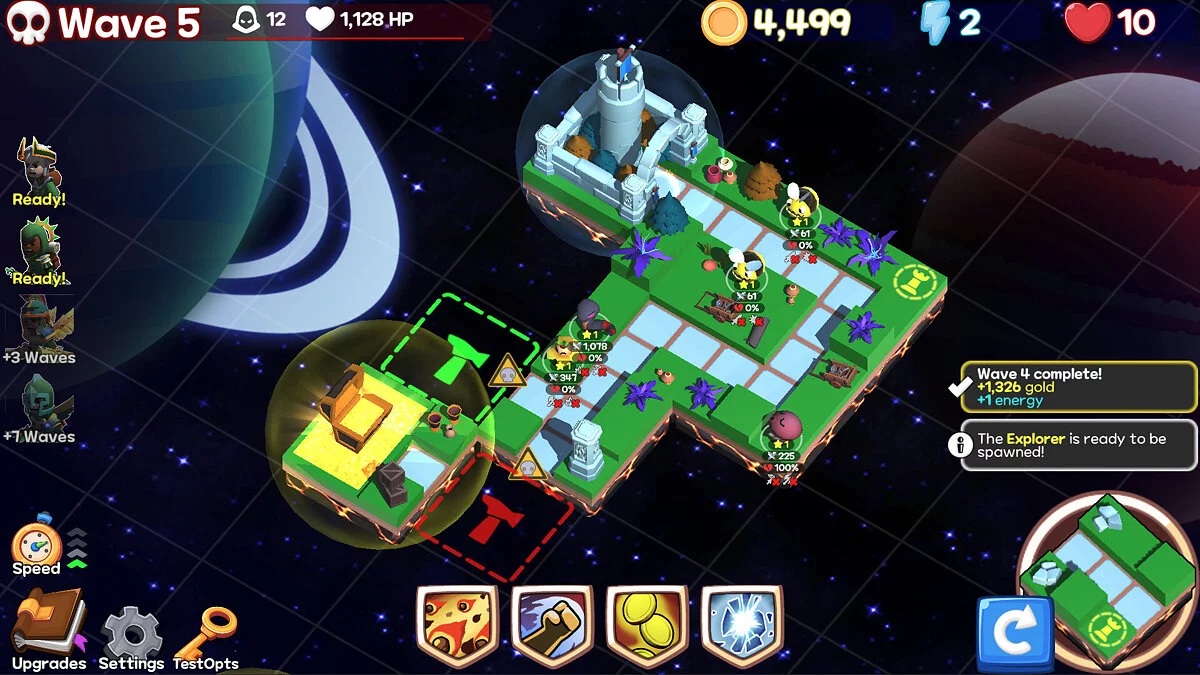 Скриншот из игры Monster Tiles TD: Tower Wars - 17