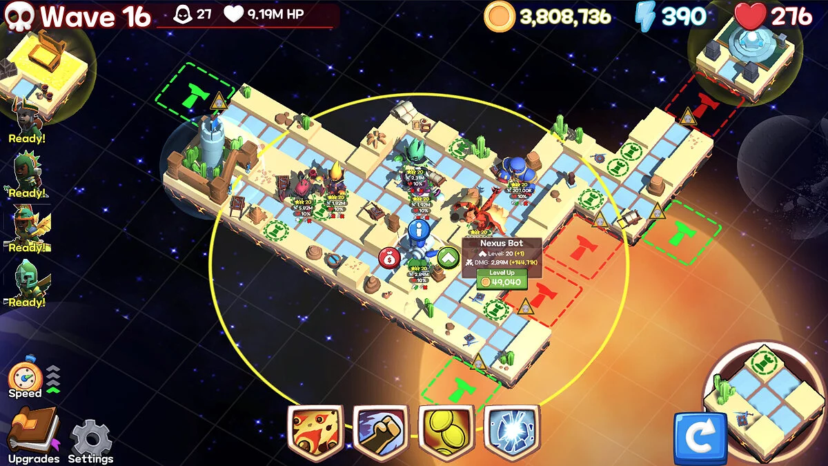 Скриншот из игры Monster Tiles TD: Tower Wars - 4