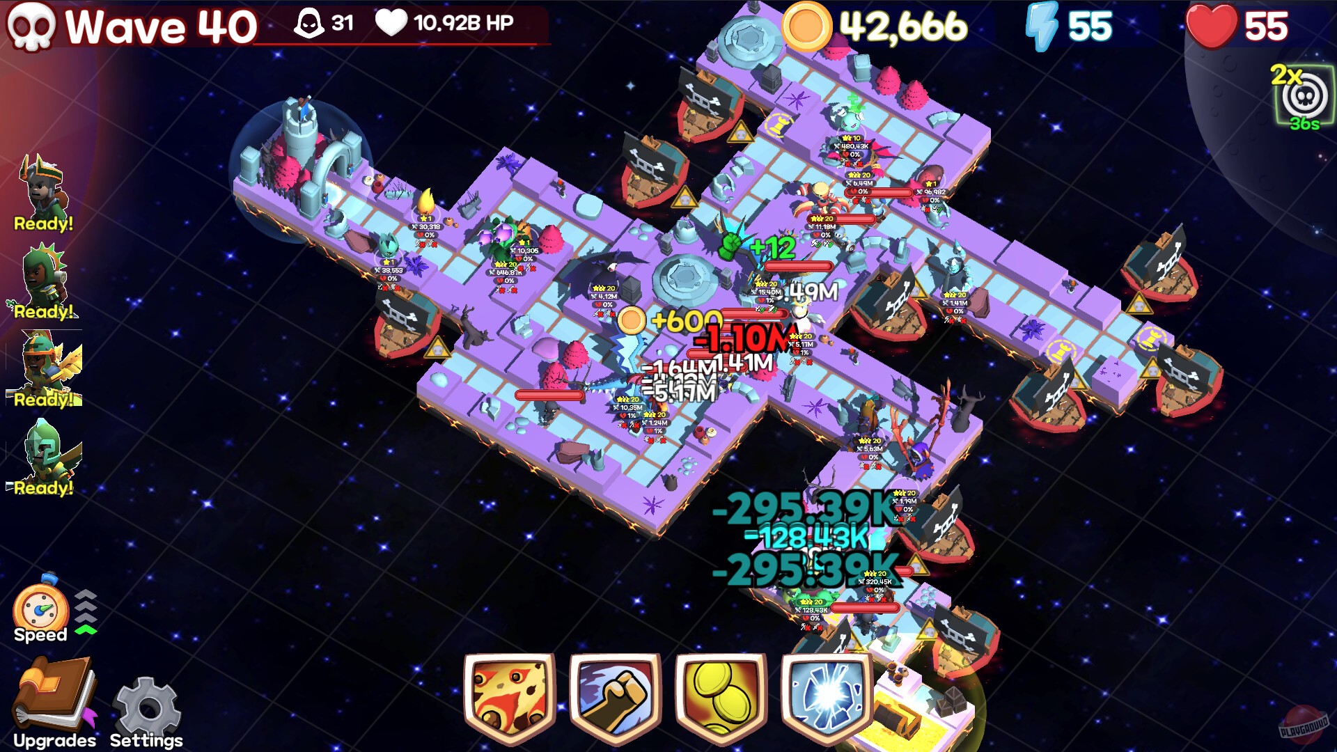 Скриншот из игры Monster Tiles TD: Tower Wars - 9