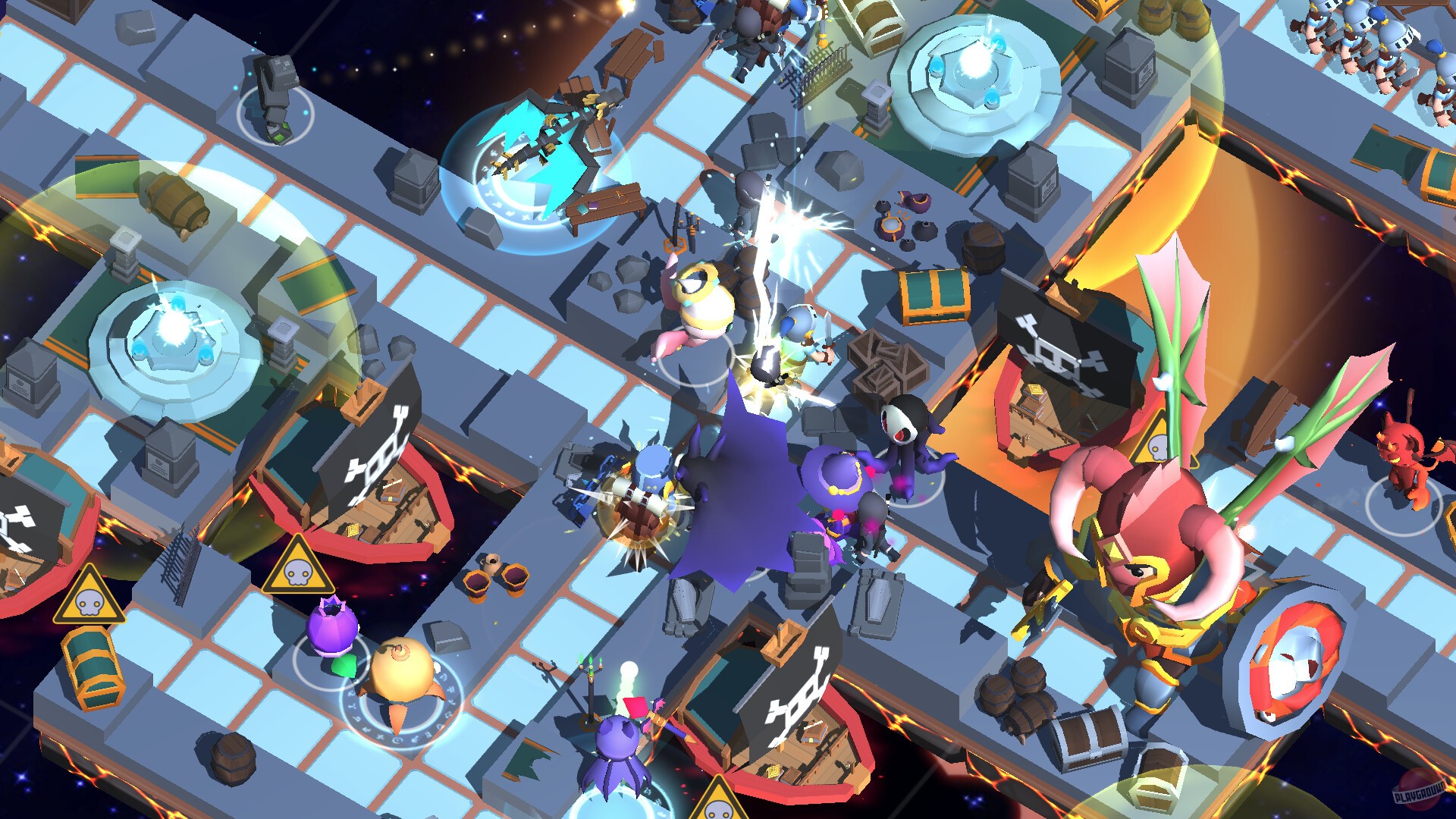 Скриншот из игры Monster Tiles TD: Tower Wars - 2