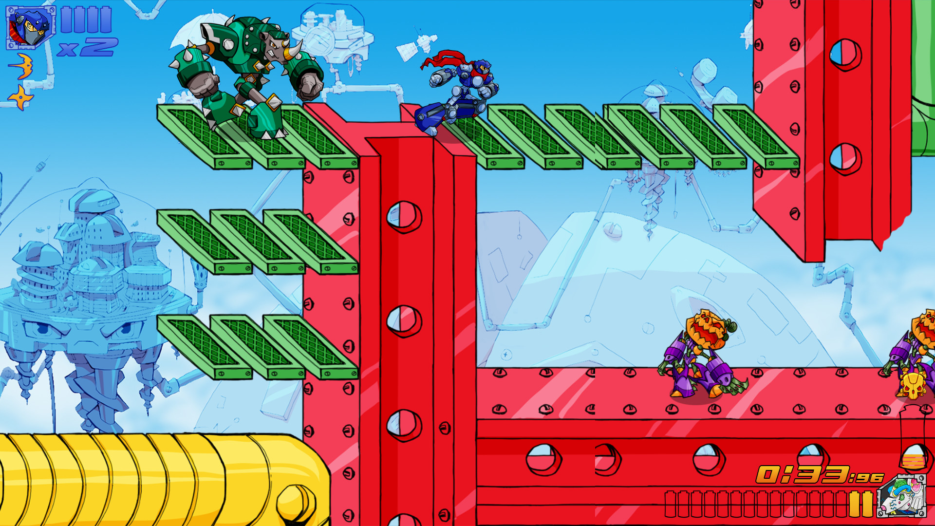 Скриншот из игры Bot Gaiden - 2