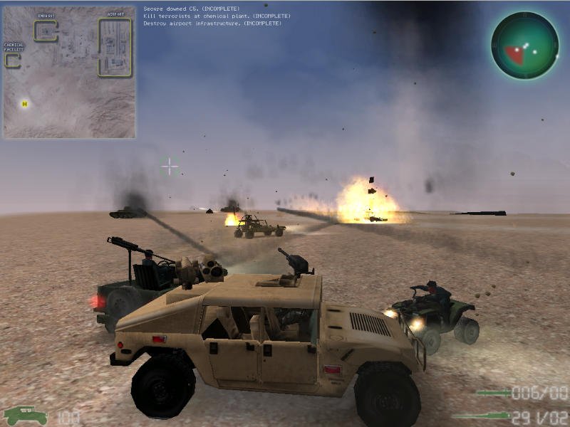 Скриншот из игры Humvee Assault - 4