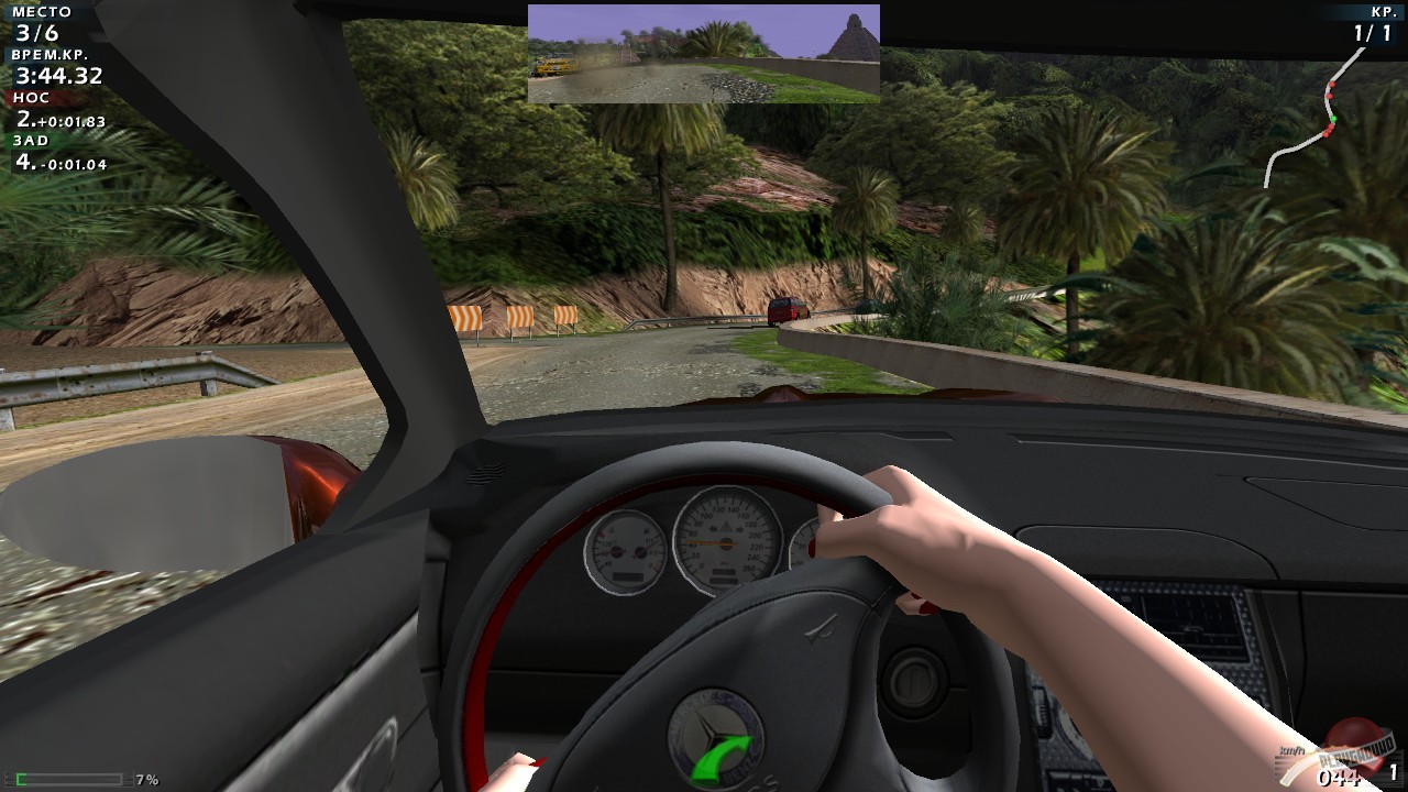 Скриншот из игры Mercedes Benz World Racing - 3