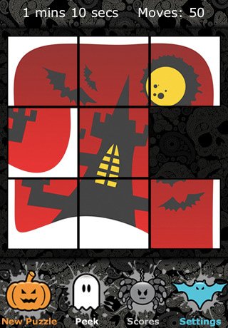 Скриншот из игры Spooky Halloween Puzzle - 1