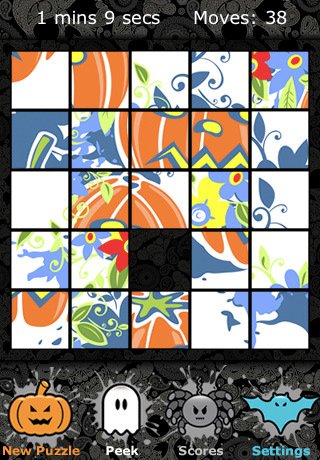 Скриншот из игры Spooky Halloween Puzzle - 2