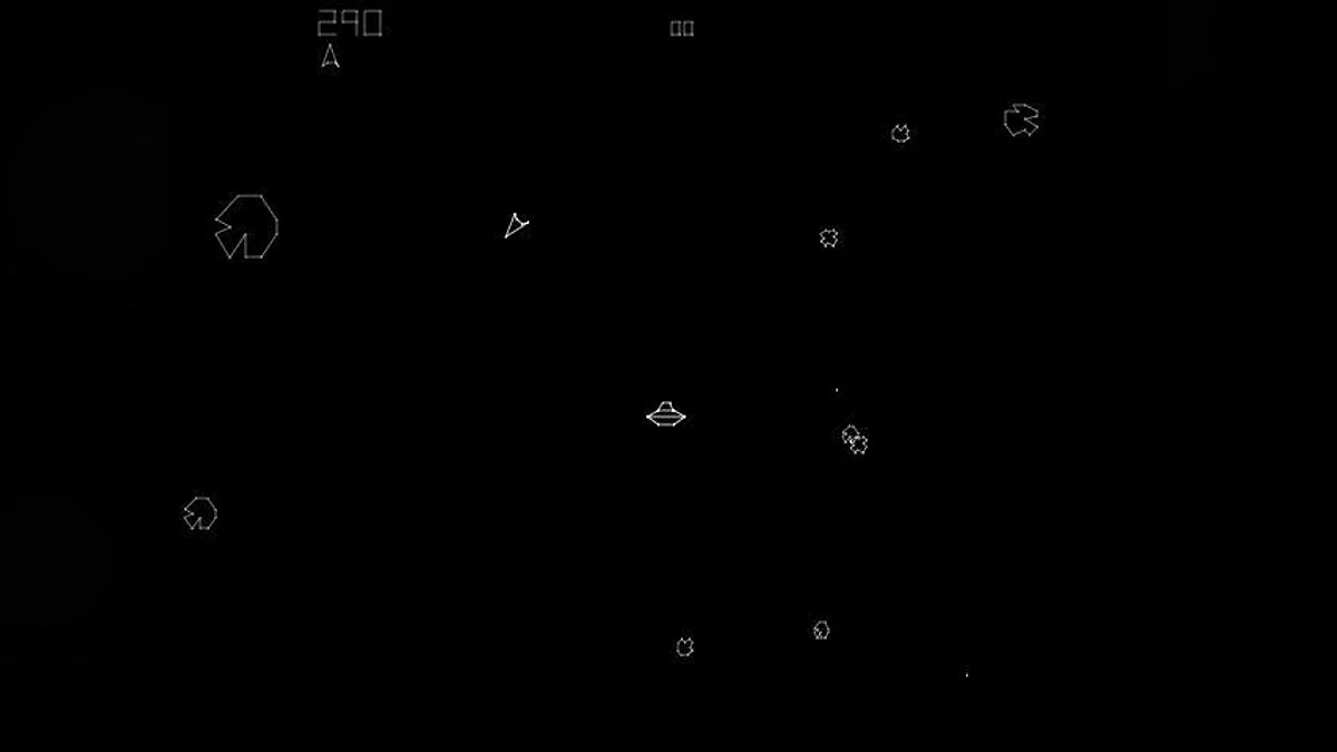 Скриншот из игры Asteroids - 2