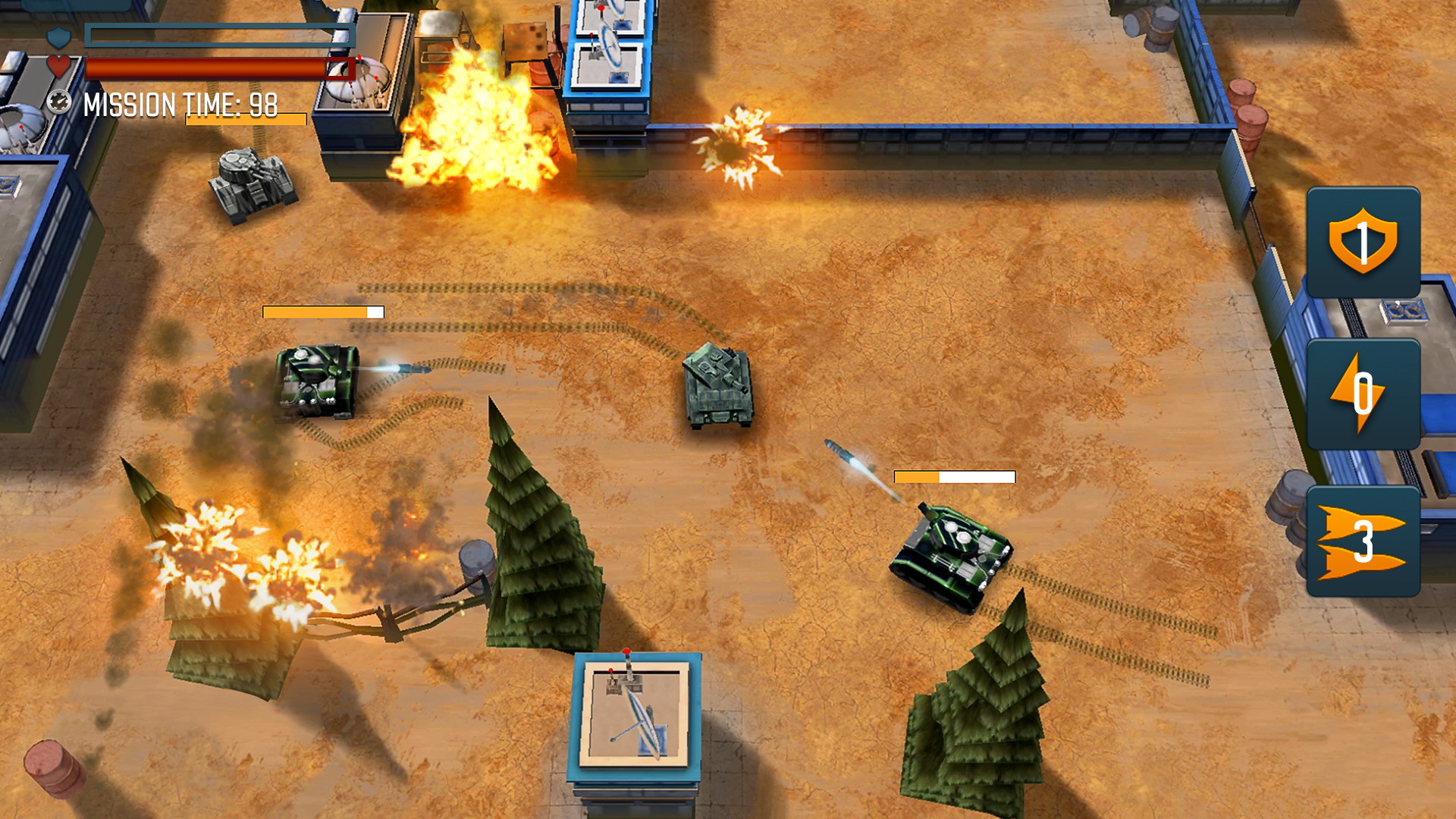 Скриншот из игры Tank Battle Heroes - 3