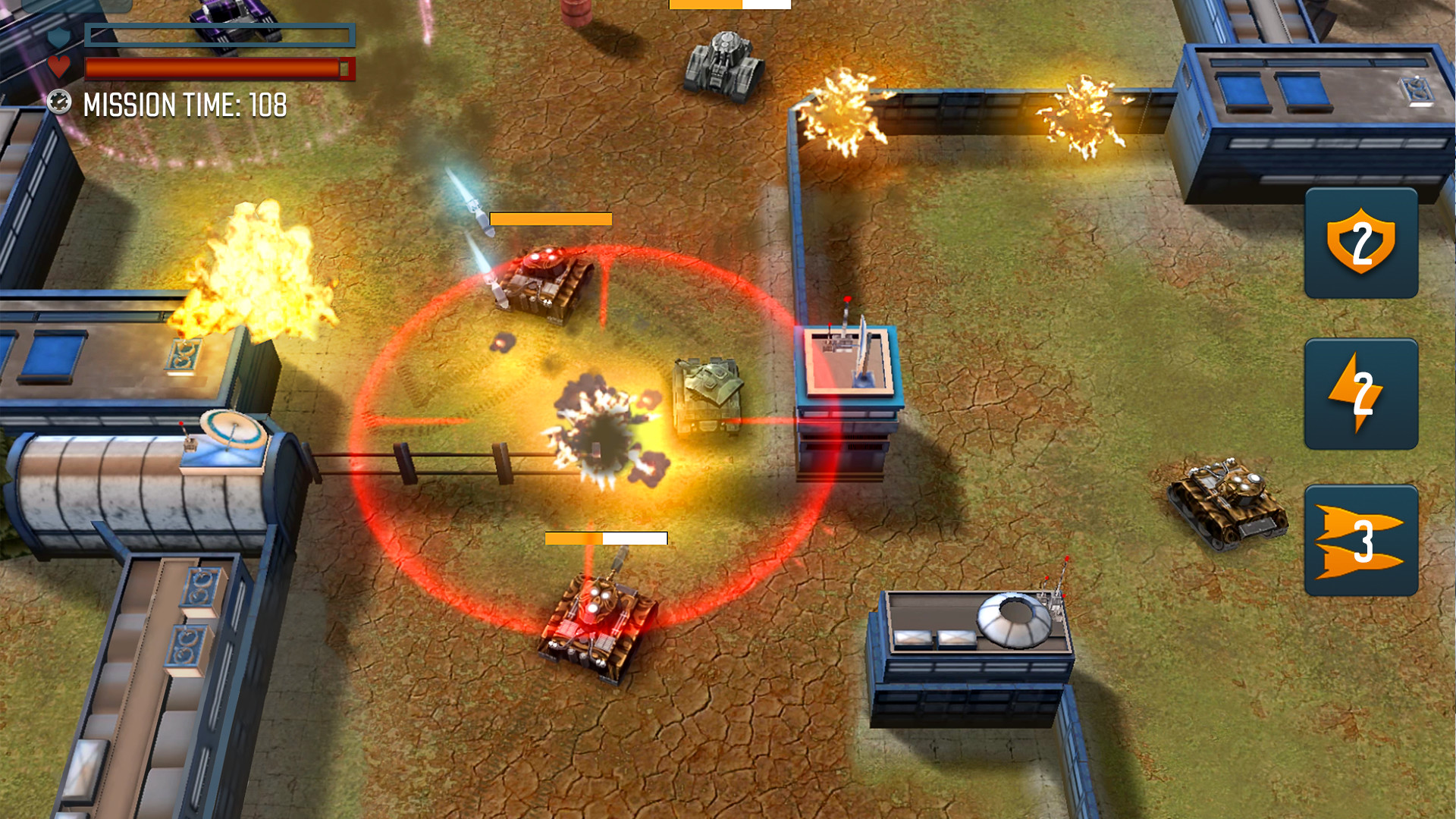 Скриншот из игры Tank Battle Heroes - 4
