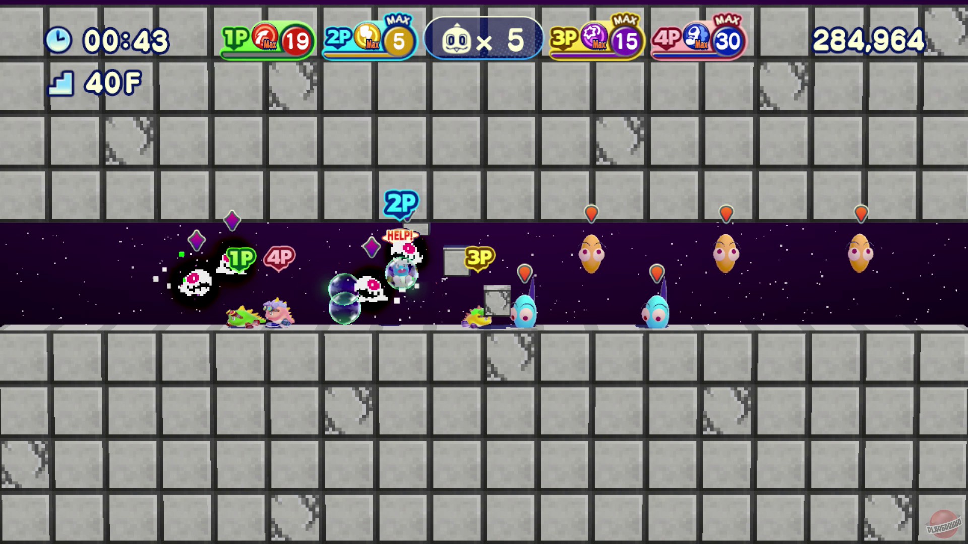 Скриншот из игры Bubble Bobble 4 Friends - 41