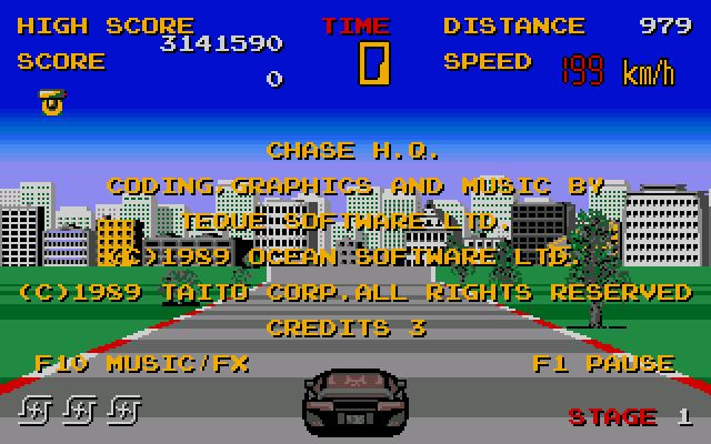 Скриншот из игры Chase H.Q. - 24