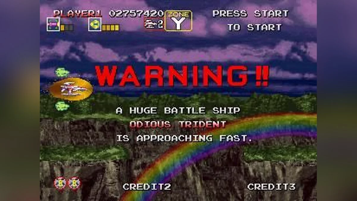 Скриншот из игры Darius Gaiden - 1